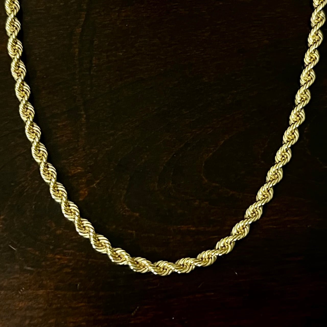 VINTAGE TIFFANY & CO. 14K Gold Twist Rope Necklace | ヴィンテージ