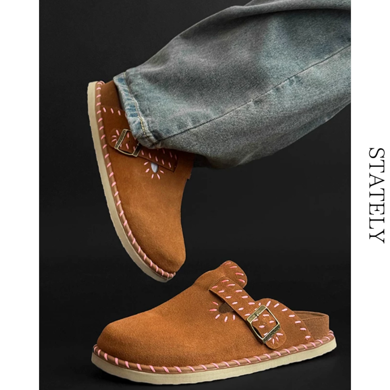 Suede Buckle サボサンダル/2color_S25・画像4