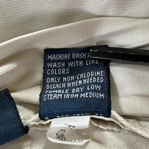 90-00s Ralph Lauren 33/30 ベージュチノパンツ 詳細写真5