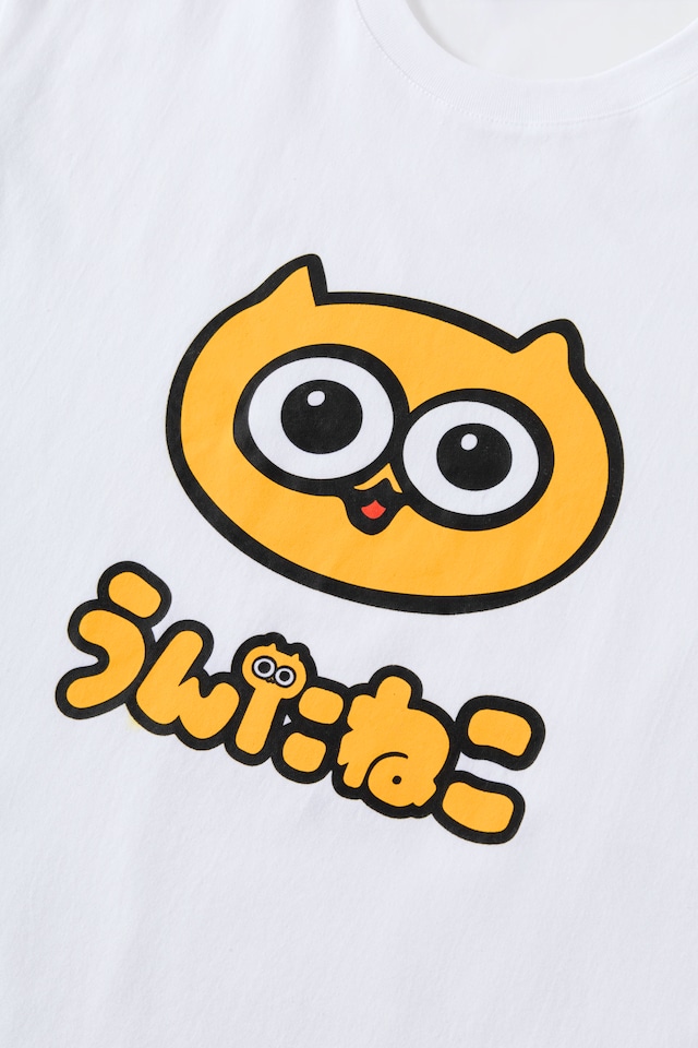 うんたねこ お顔ロゴＴシャツ