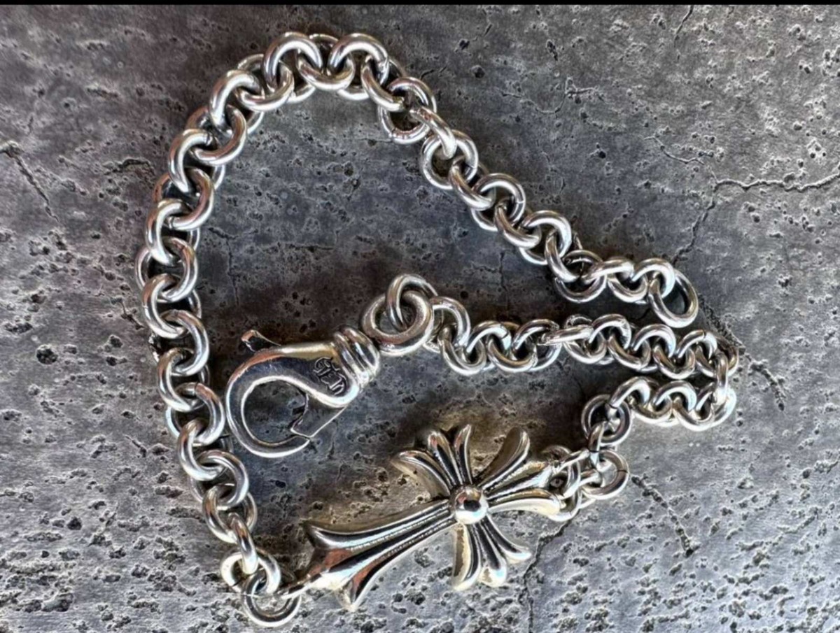 CHROME HEARTS クロムハーツ タイニー CHクロス ブレスレット NE 