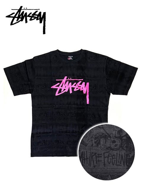 Stussy ステューシー M メンズ Tシャツ ブラック ステューシー