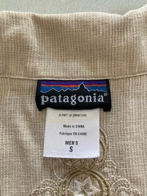ナチュラルベージュS：00s patagonia パタゴニア リズム ヘンプ混 刺繍