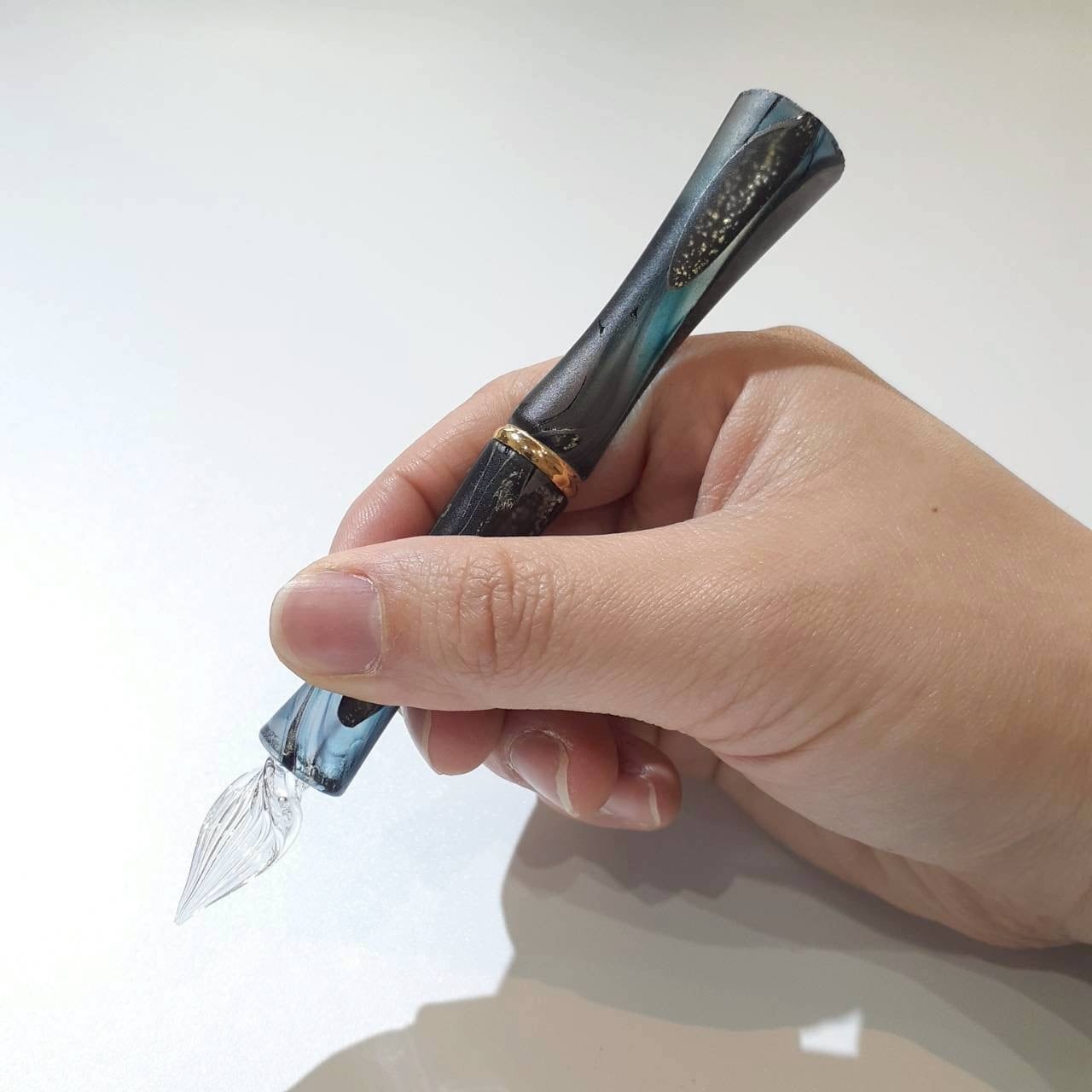 TAKETORI slim 残月 碧色 Stubtic | Glass Studio TooS