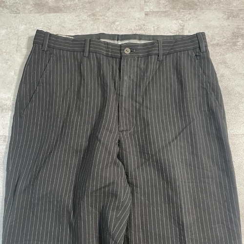 90s Armani COLLEZIONI black pants 詳細写真5