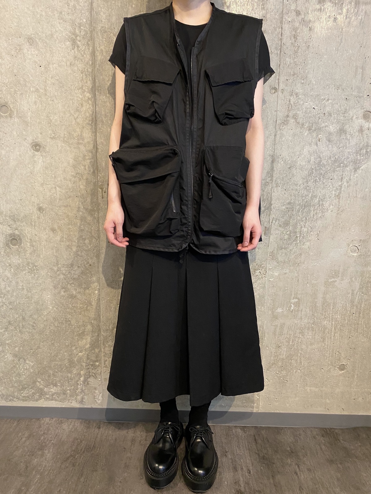 Yohji 殺 Yamamoto フード付きベスト サイズ3