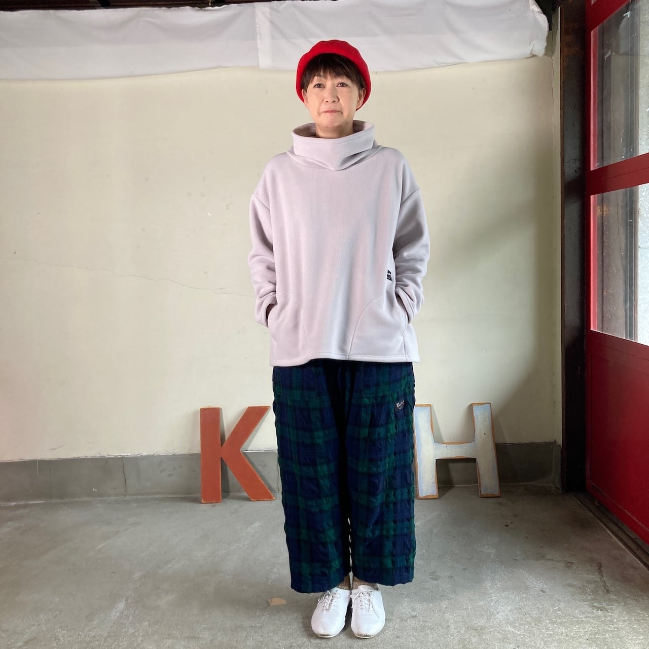 快晴堂パンツ 4色セット 4ポケットイージーパンツ タータンフォーエバー 53P29 サイズ F | 快晴堂