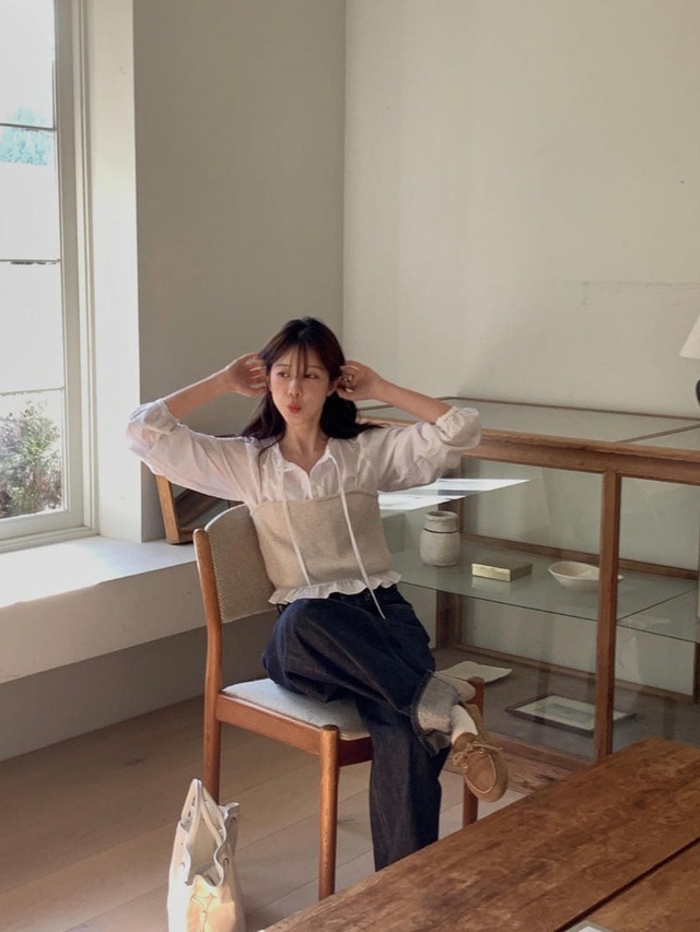 (予約) miel / Solid bustier 4color