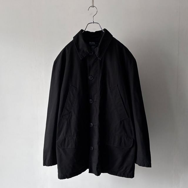 -Polo by Ralph Lauren- 90's 4pocket cotton half coat Black
