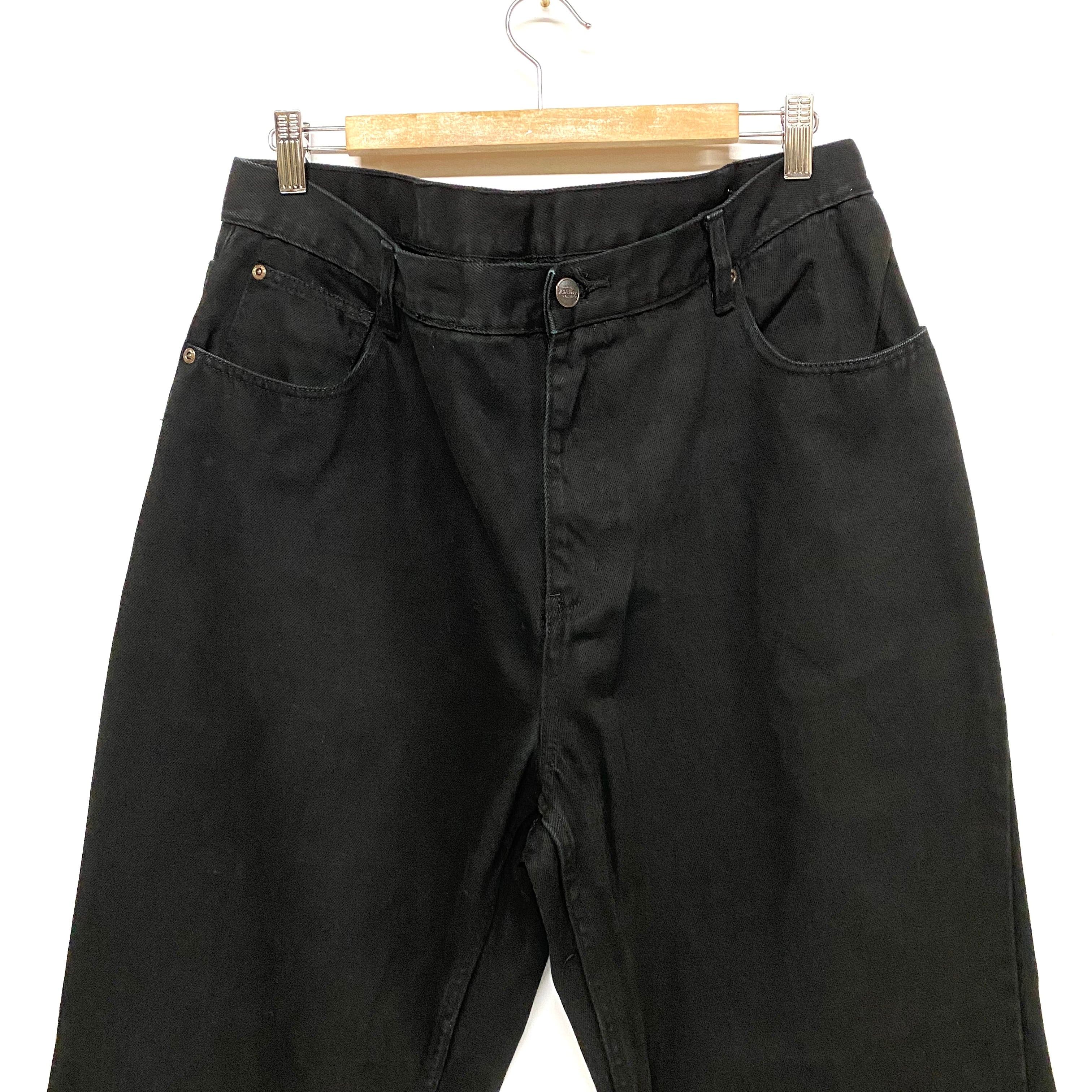 ビッグサイズ Dickies ディッキーズ テーパード デニムパンツ ブラック