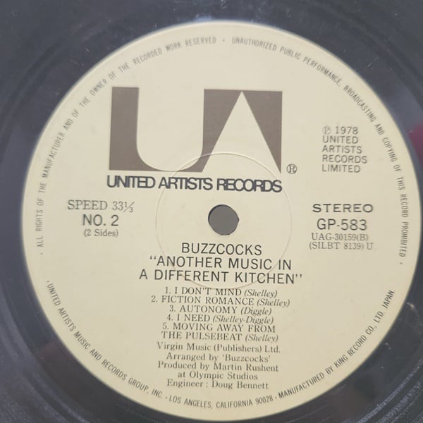 Buzzcocks / Another Music In A Different Kitchen [GP 583, GP-583] - 画像4