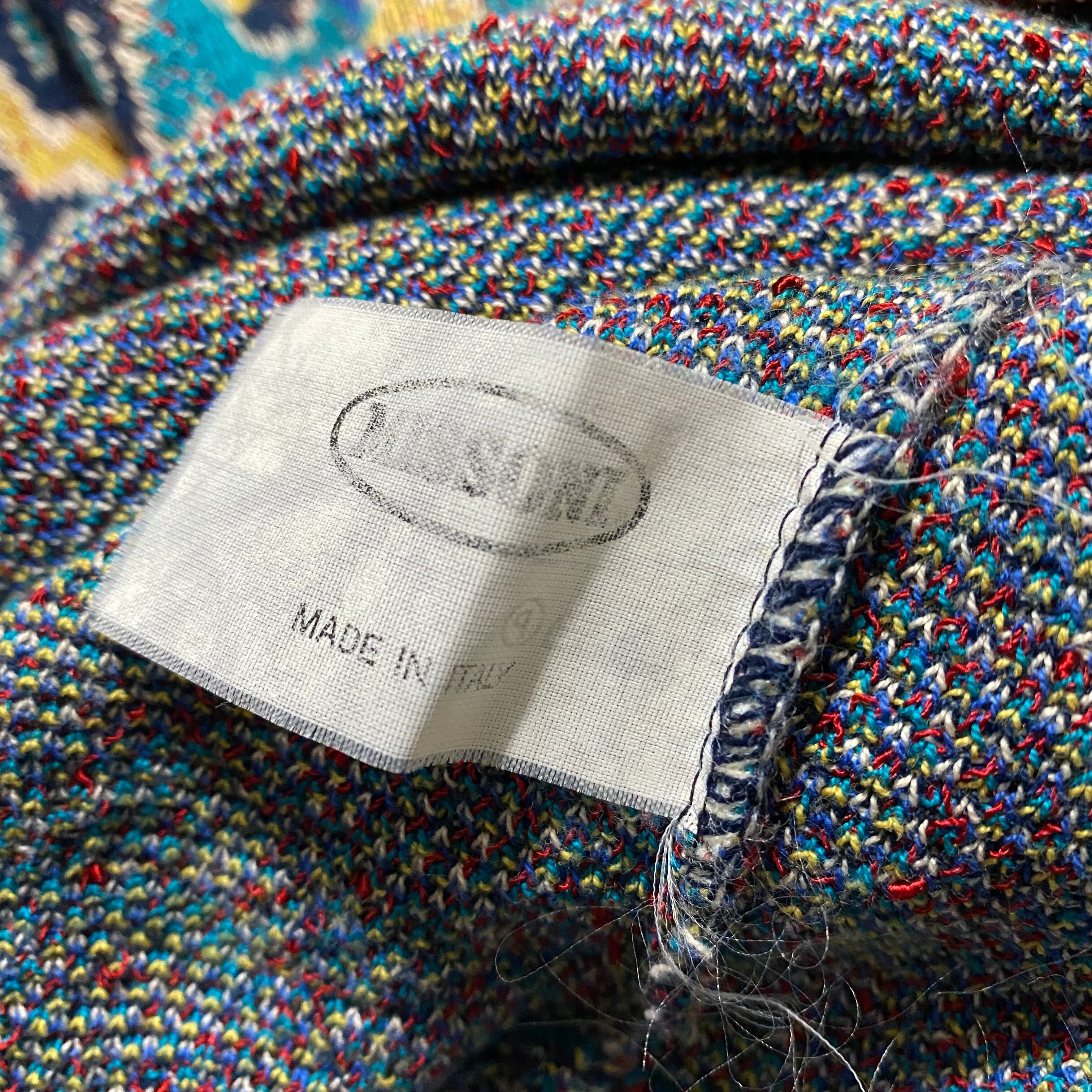 vintage MISSONI multi color knit sweater | NOIR ONLINE