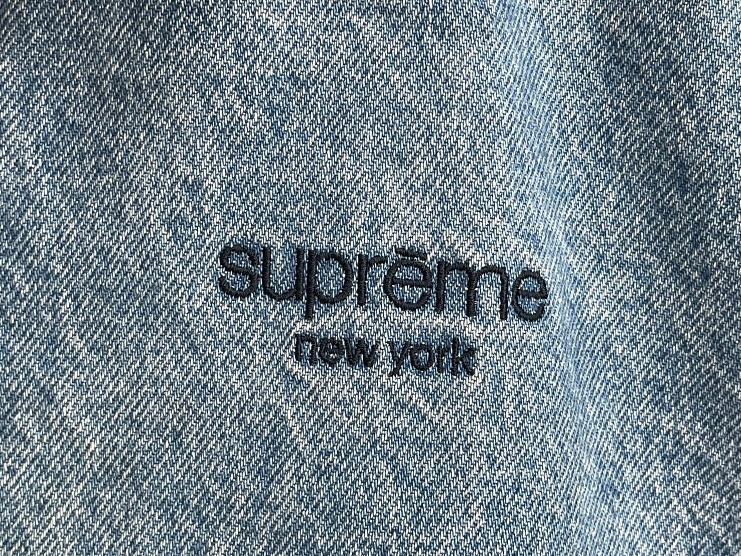 Supreme DENIM HARRINGTON JACKET BLUE XL 09234 | BRAND BUYERS Supreme DENIM HARRINGTON JACKET BLUE XL 09234 | BRAND BUYERS