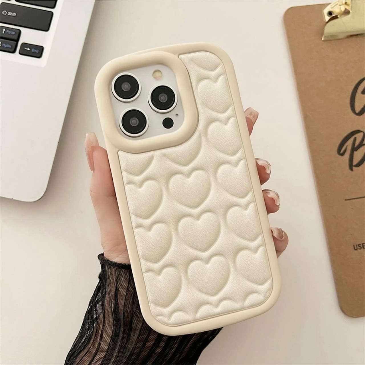 ［ phone case ］plump heart