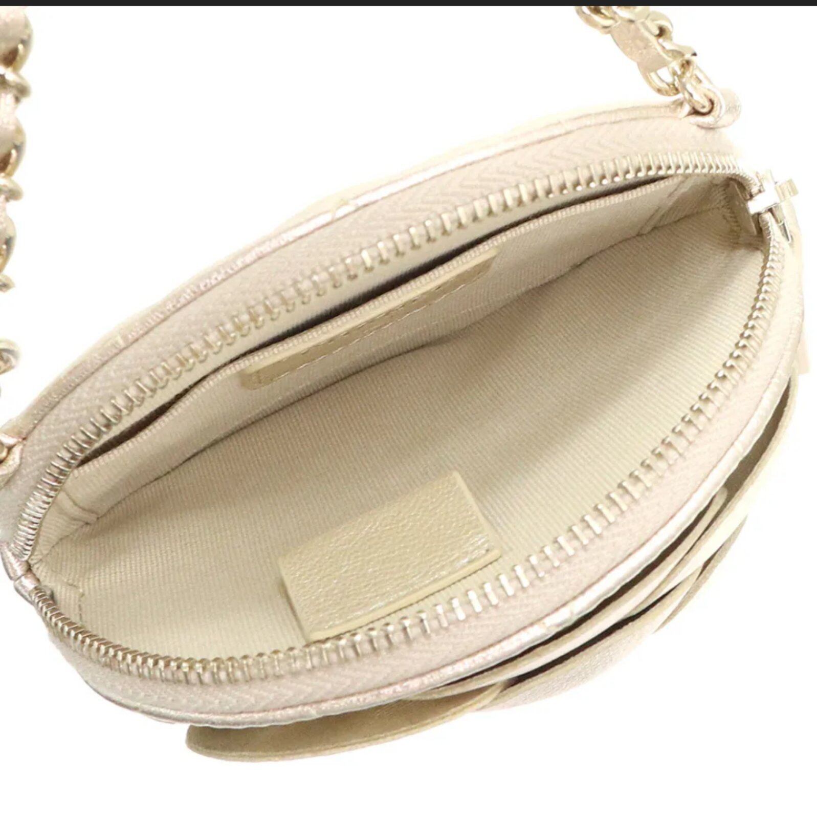 CHANEL シャネル カメリア フラワー チェーン クラッチ ショルダー 