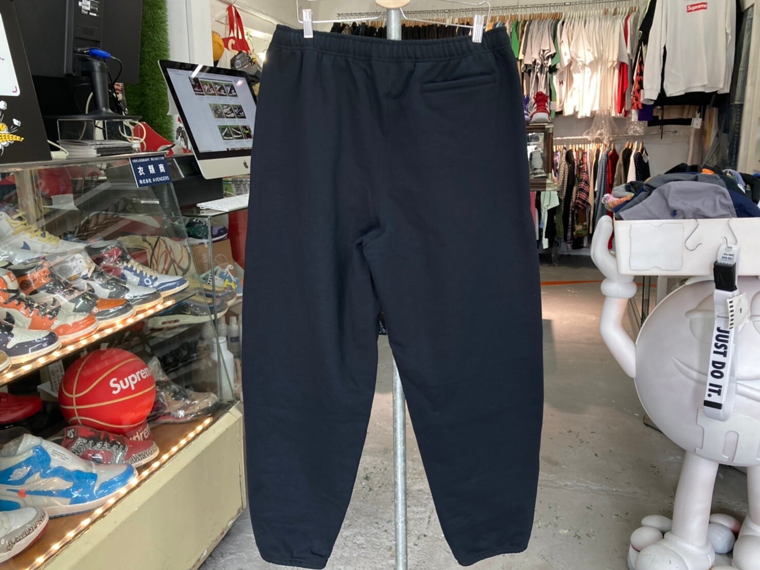 NIKE x STUSSY NRG ZR FLEECE PANT BLACK XL DC4227-010 80KB3209  