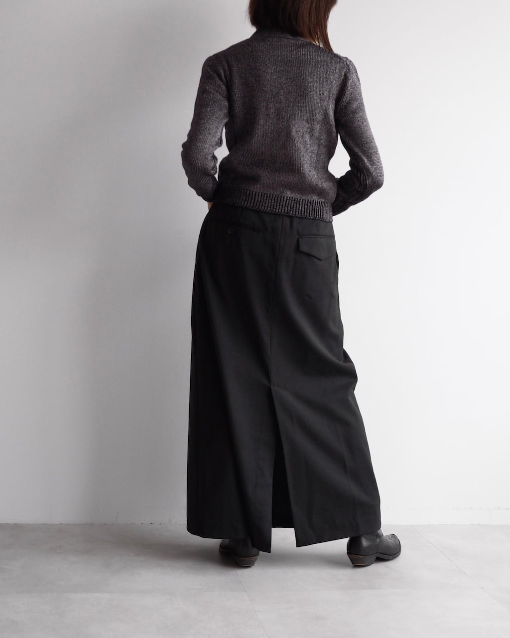 JIL SANDER METALLIC KNIT CARDIGAN | dear closet