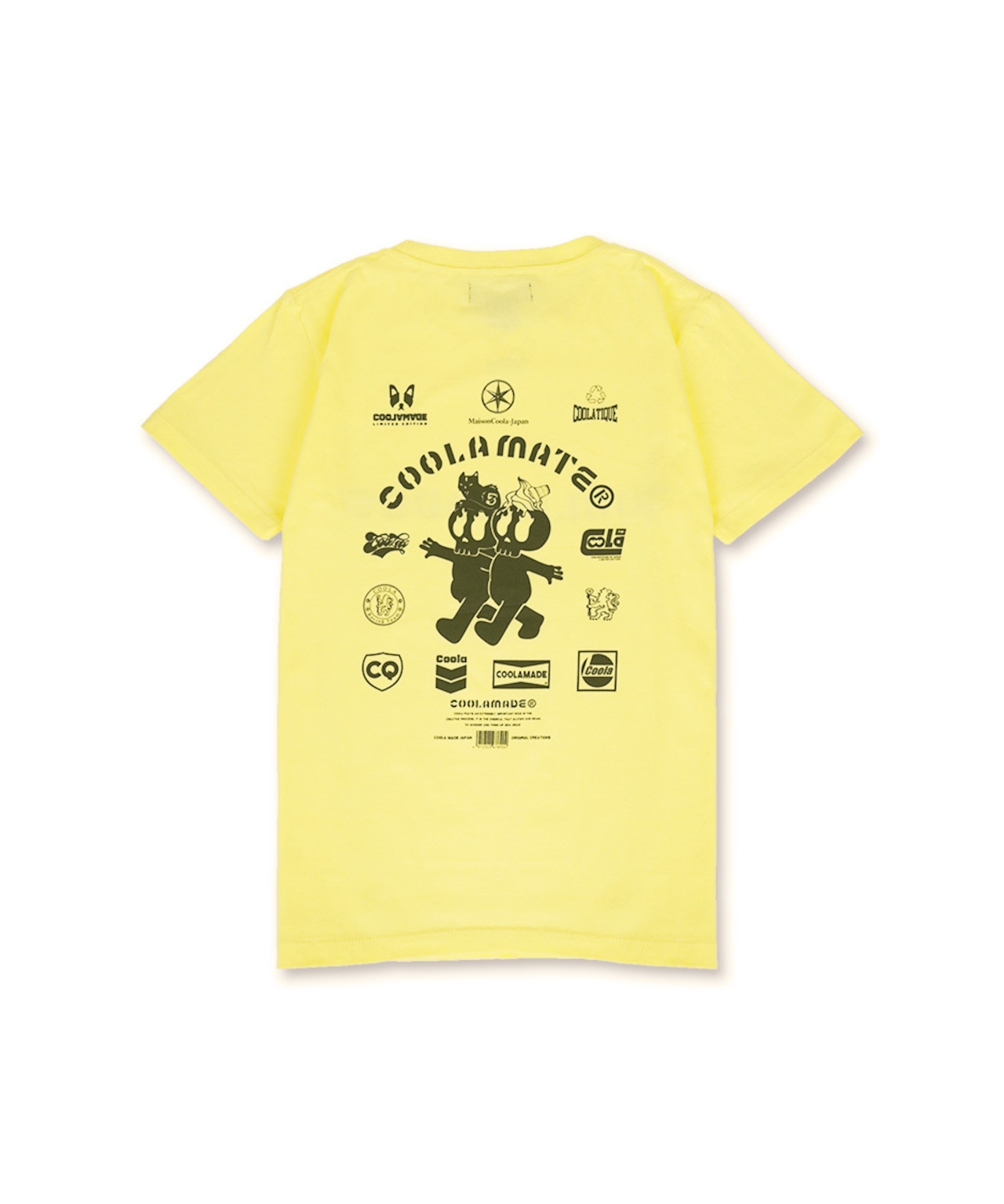ハッピースカルコンパクトTシャツ (YELLOW)　CQ-48042