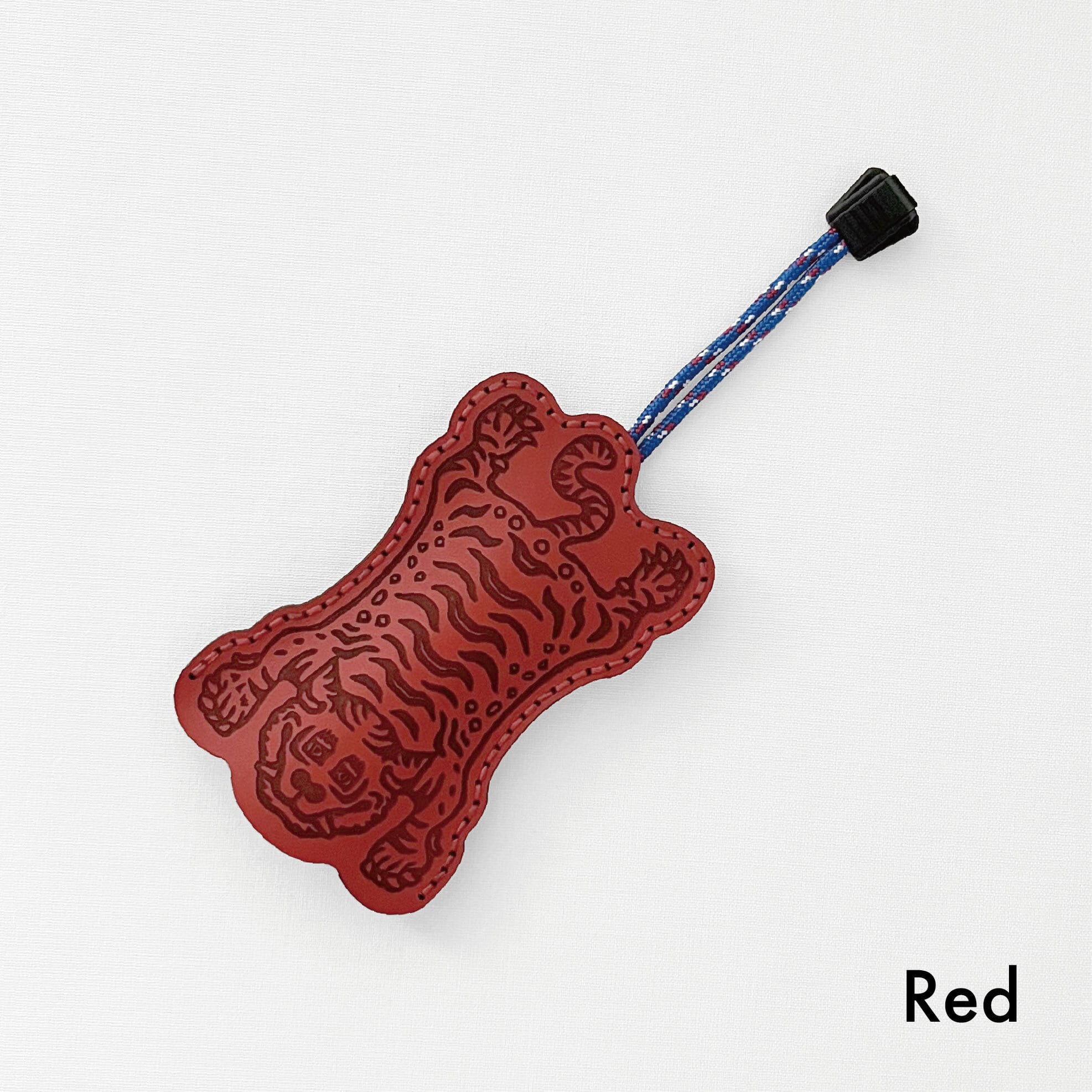 Tibetan tiger leather keycase | armadillo leather works