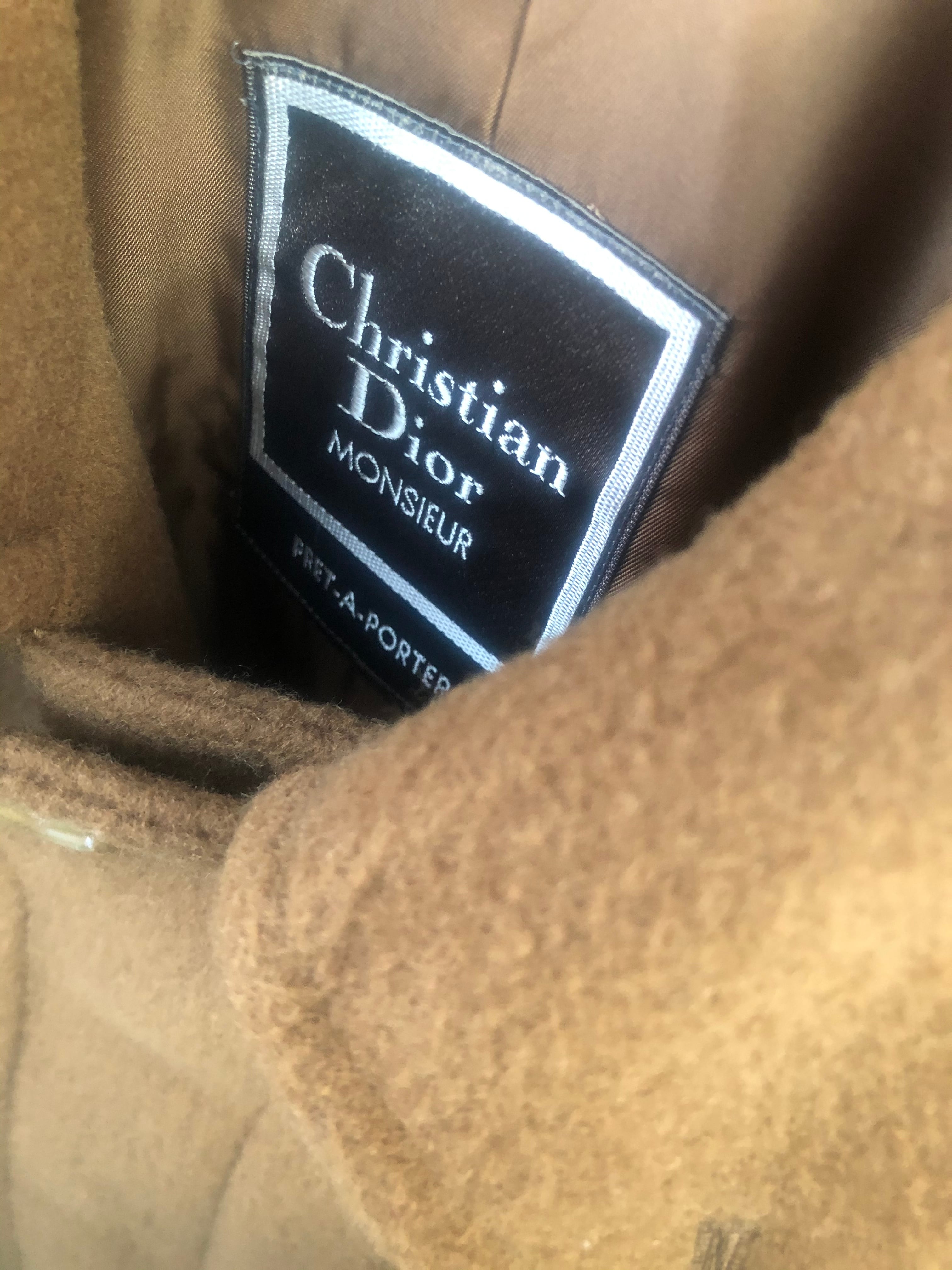 vintage Christian Dior MONSIEUR ウールコート ステンカラーコート