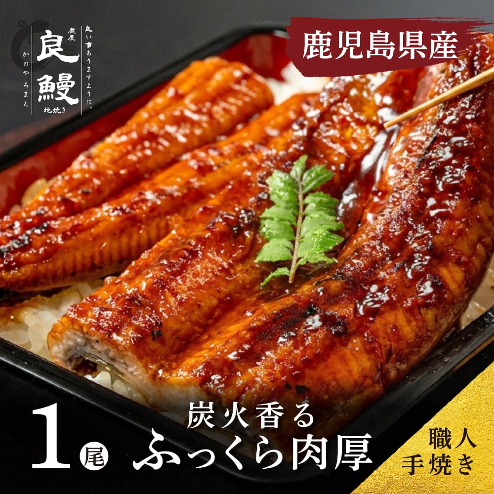 \発送8/17から/ 鹿児島県産 鹿屋良鰻 国産うなぎ蒲焼き 【1尾】冷凍 皮はパリッと身はふっくら 職人による手焼き 炭火香る地焼き手法 完全無投薬 冷凍うなぎ蒲焼き 丑の日 オキス