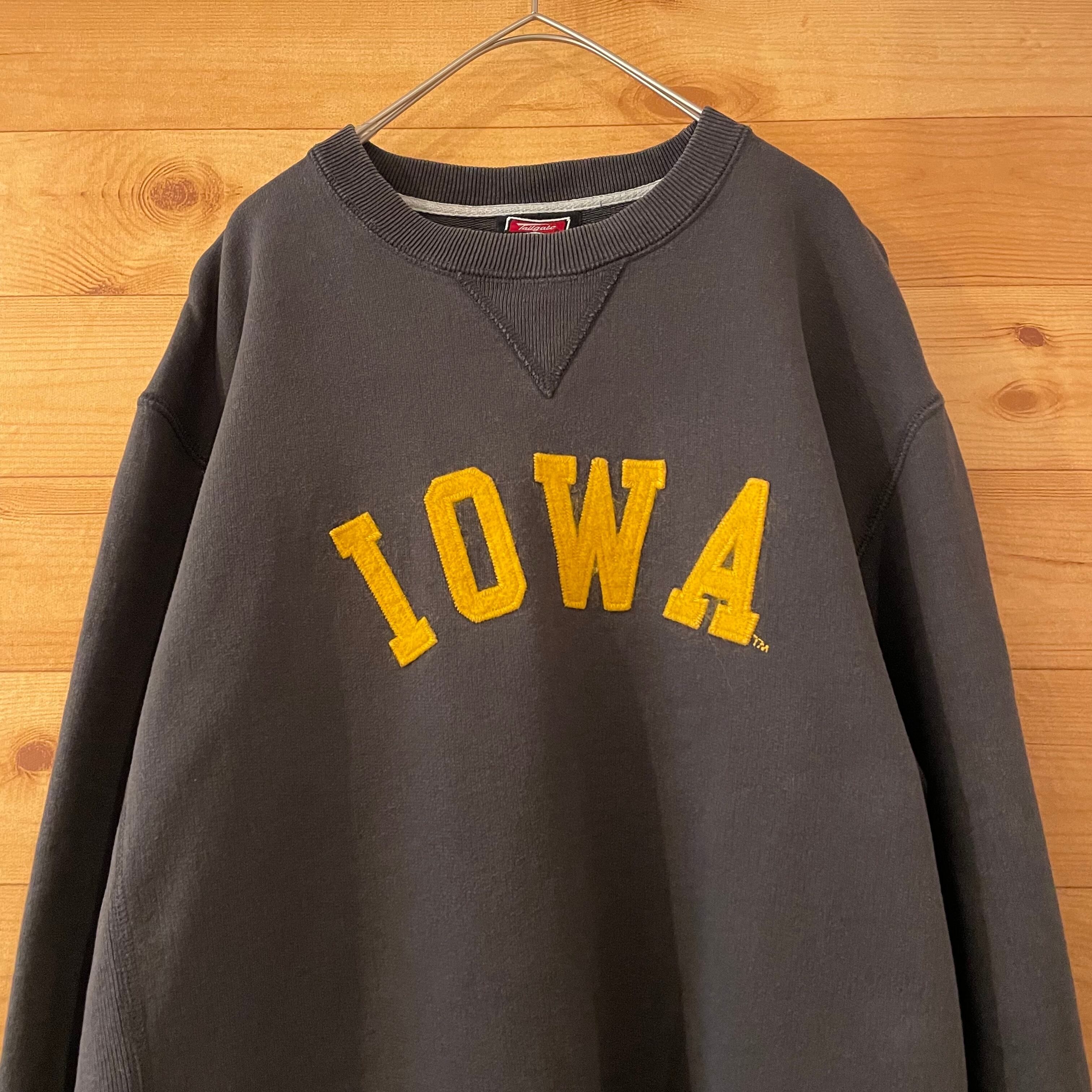 TAILGATE CLOTHING】カナダ製 カレッジロゴ IOWA アイオワ大学