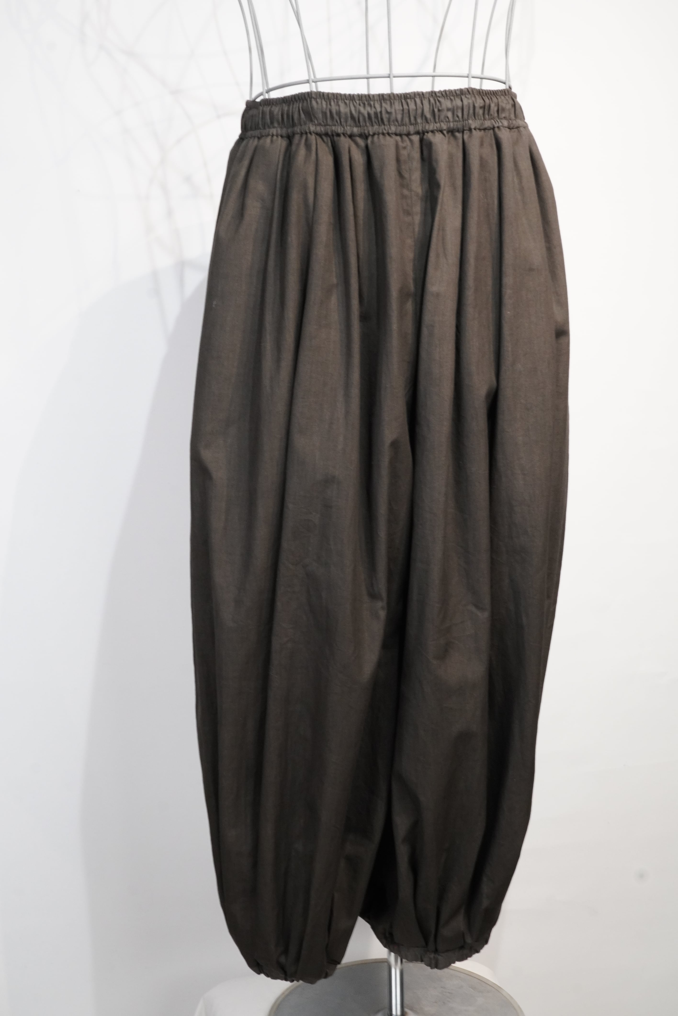HAVERSACK /Dying Black Broadcloth (Japan Sumizome) Zouave Pants  (221039)