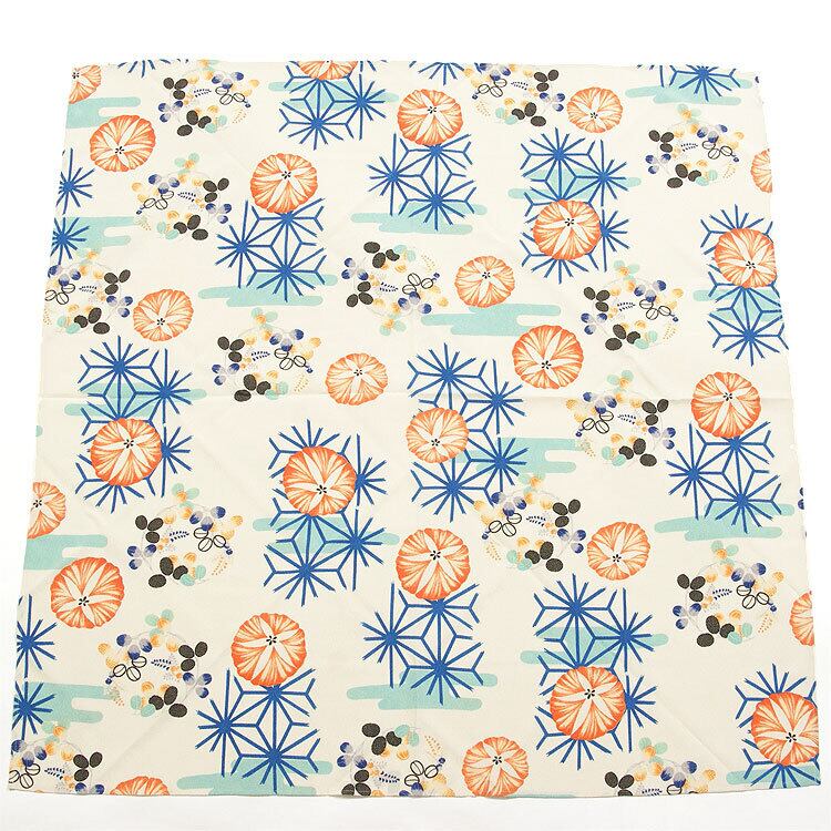 撥水風呂敷 S6091402 朝倉染布 『ながれ』 初秋 ちりめん ふろしき 縮緬 防水 防災 濡れない テーブルクロス バッグ包み ハンドバッグ ショルダーバッグ 桐生式バッグ【新品】