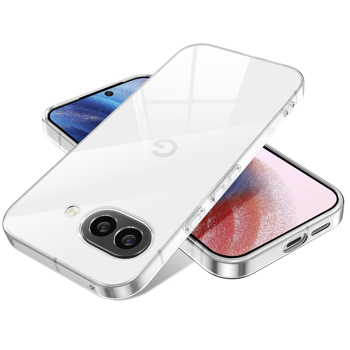 Google pixel 9a 用 ケース クリア 薄型 ピクセル9a スマホケース カバー 全透明 TPU 耐衝撃 人気 落下防止(透明)