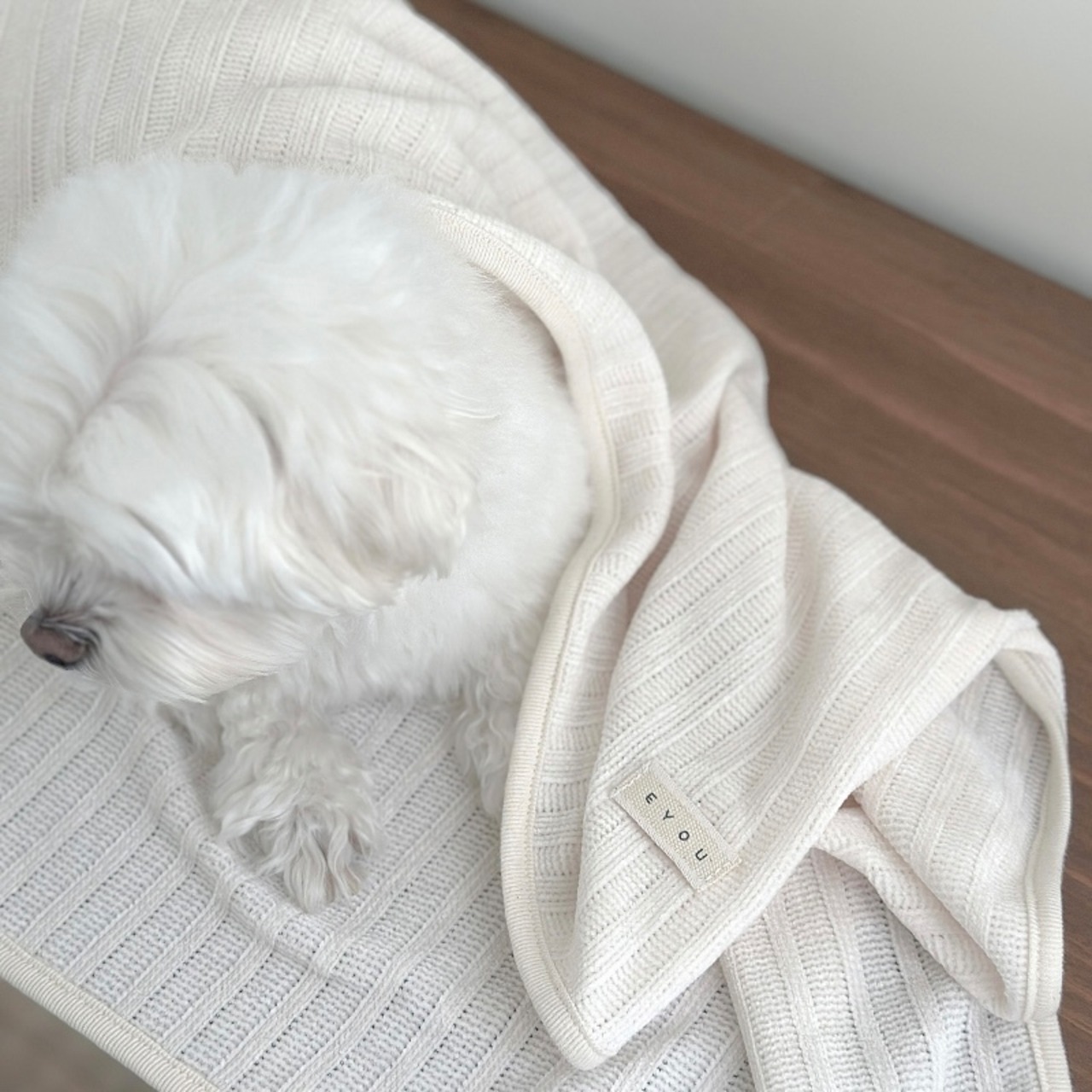 【即納】EYOU ベルベティ ブランケット｜ホワイト - 1