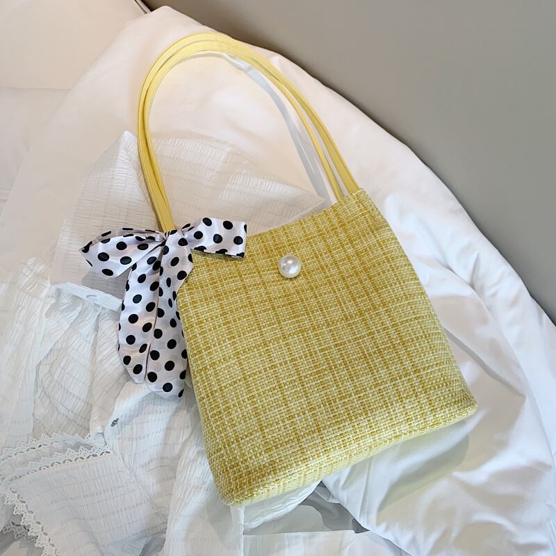 大容量バッグハンドバッグ2020人気の新しい流行のファッションワイルドインショルダーバッグネットレッドポータブルバケットバッグ 手作りハンドバック70488057510