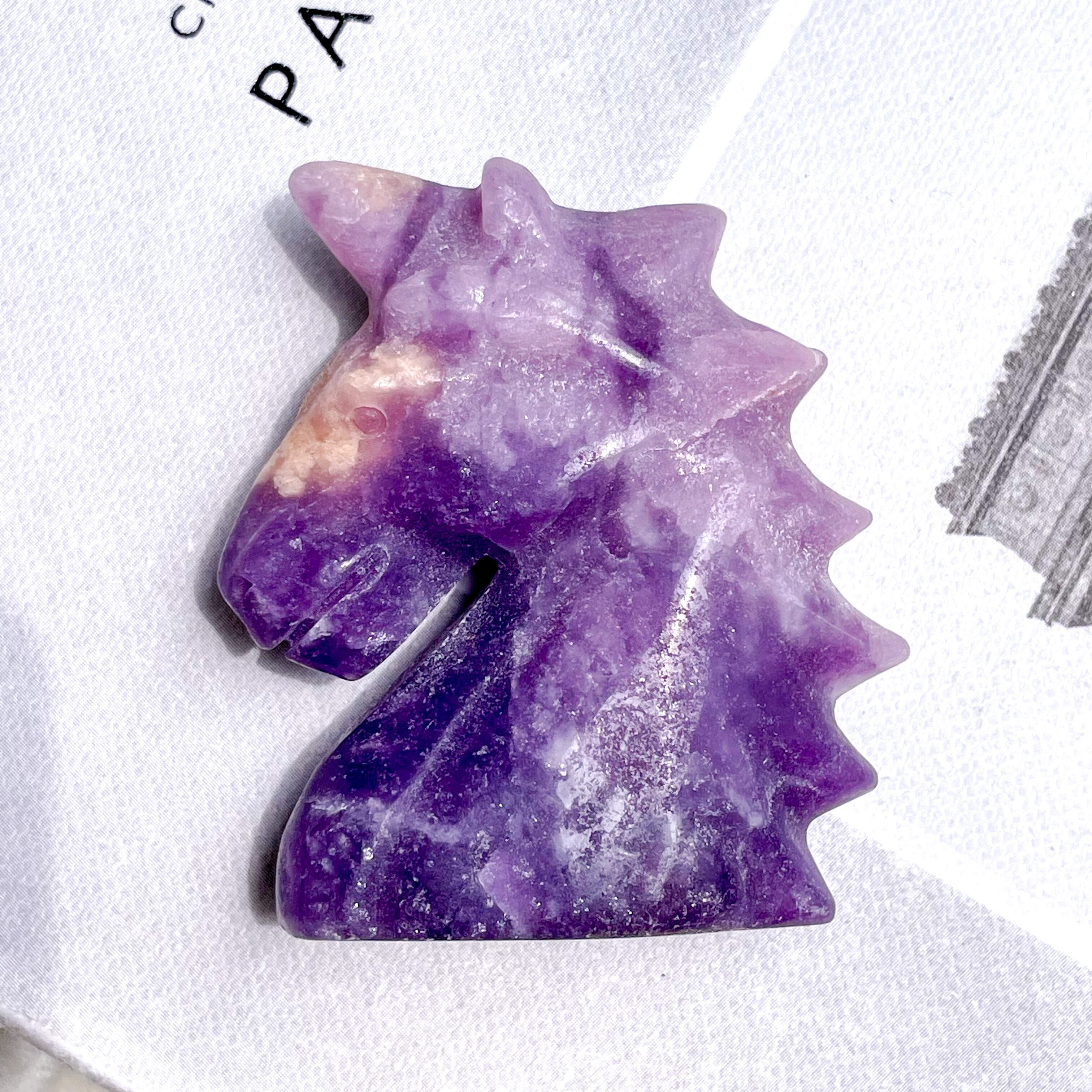 Lepidolite Unicorn Medium 7 ✧ レピドライトユニコーン