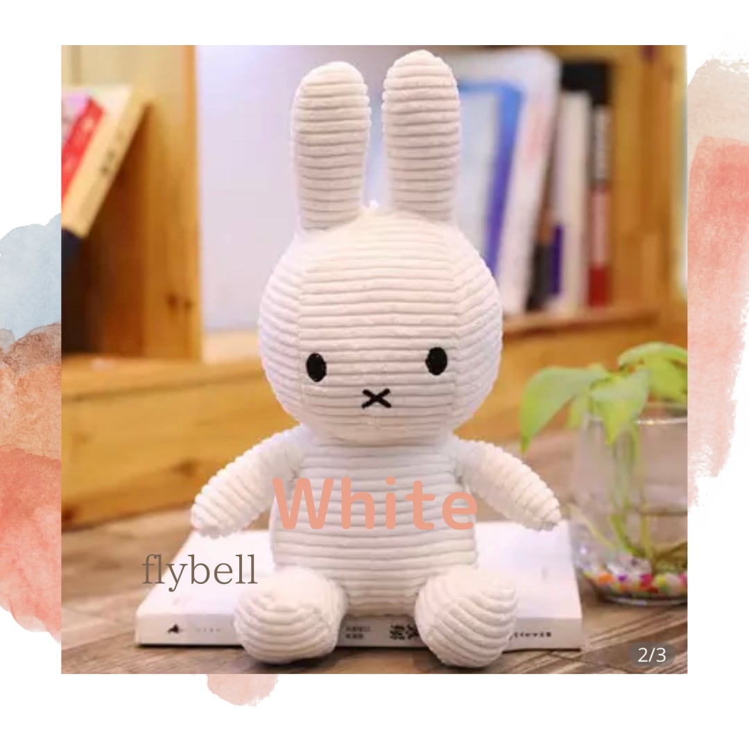 【即納】BIGうさぎぬいぐるみ 》》 》》 》》》 》》》》》うさぎ コーデュロイ ぬいぐるみ ミッフィー 好きな方にもおすすめです