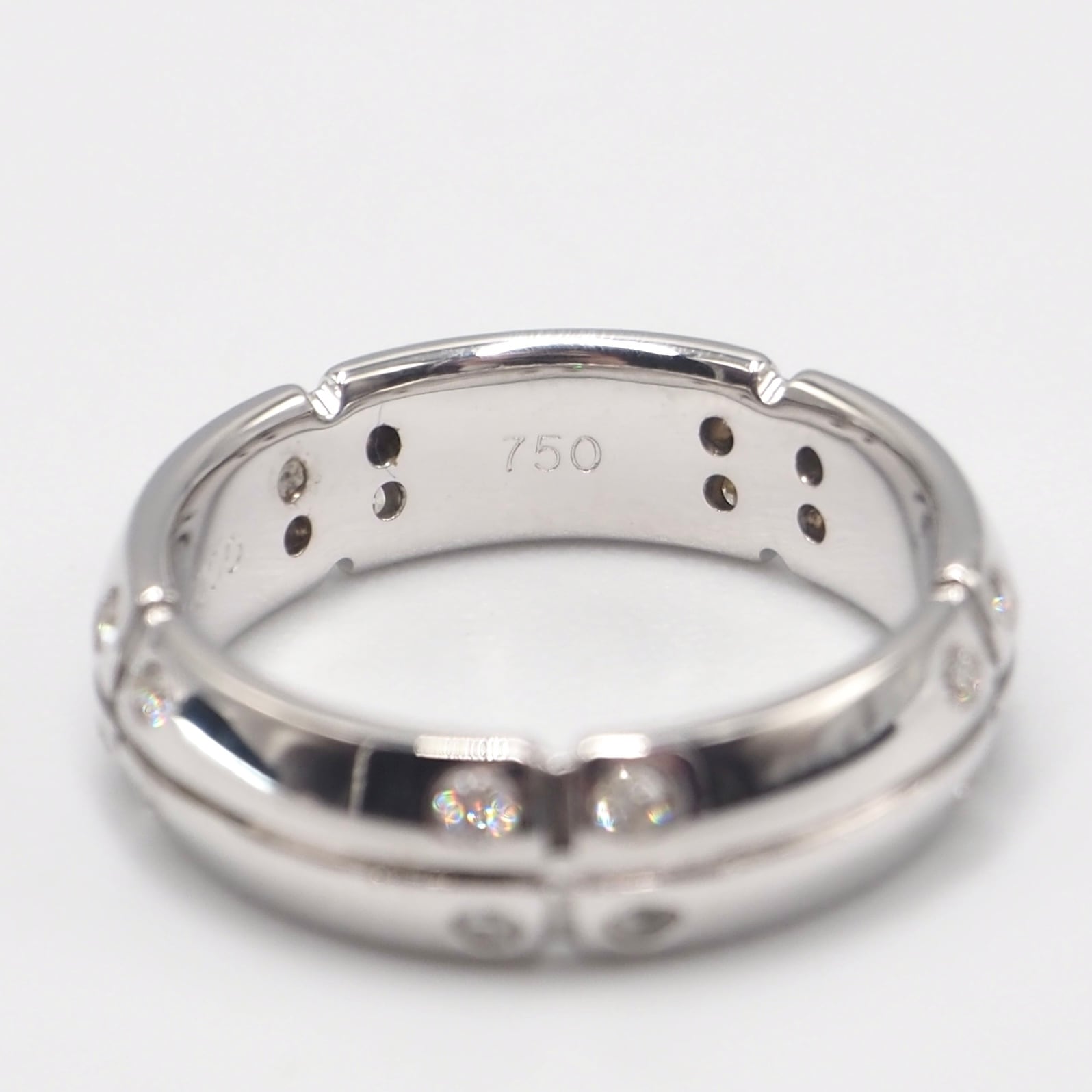 Tiffany&Co. 約7号 ストリーメリカ ダイヤ リング K18 ダイヤモンド