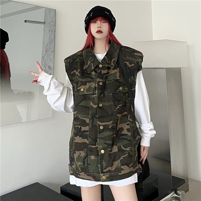 迷彩柄 フィッシングジャケットSOULS