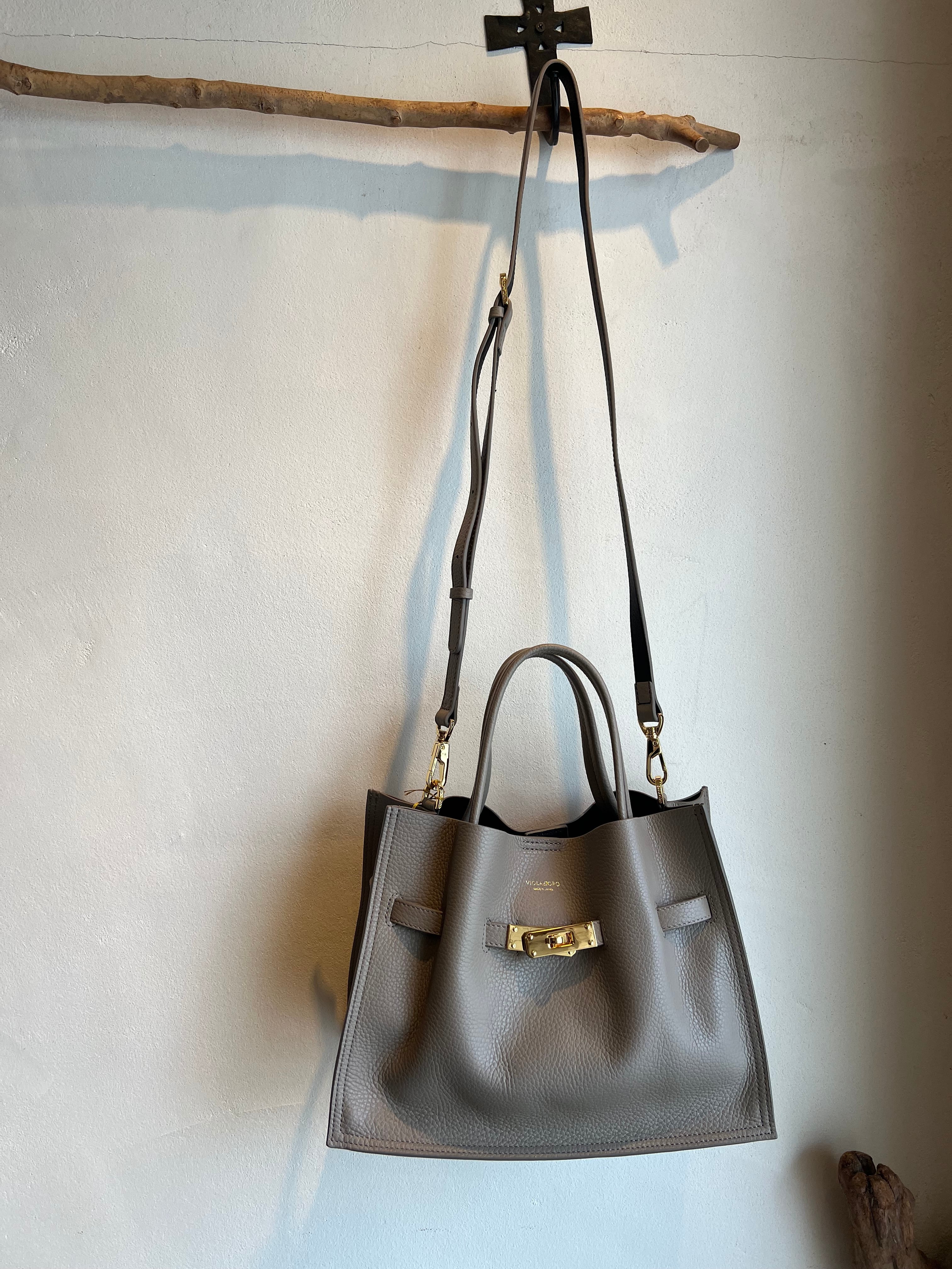 VIOLAd'ORO /シュリンクゴールドクロア トートバッグ TRERO (M) | anouk