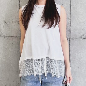 ロージー  Rosiee 裾レースTOPS