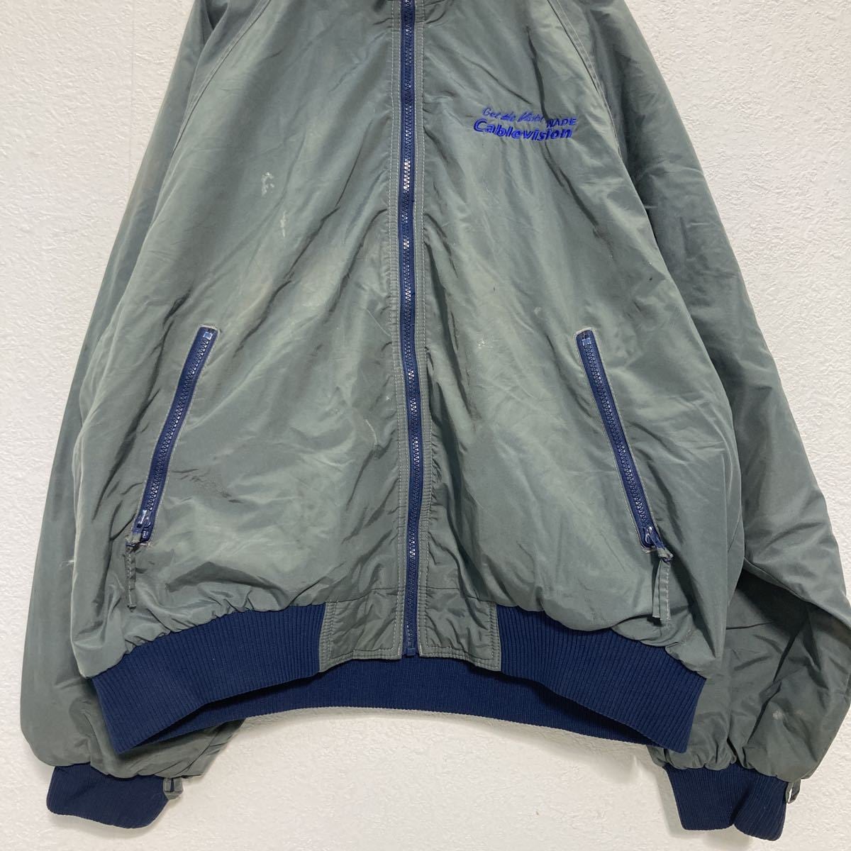 Wear Guard 中綿 ナイロン ジャケットXL ダークグレー フリース 古着卸