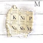 【おおやまとみこ】立体布マスク（元素記号）・レディースサイズ/マスク