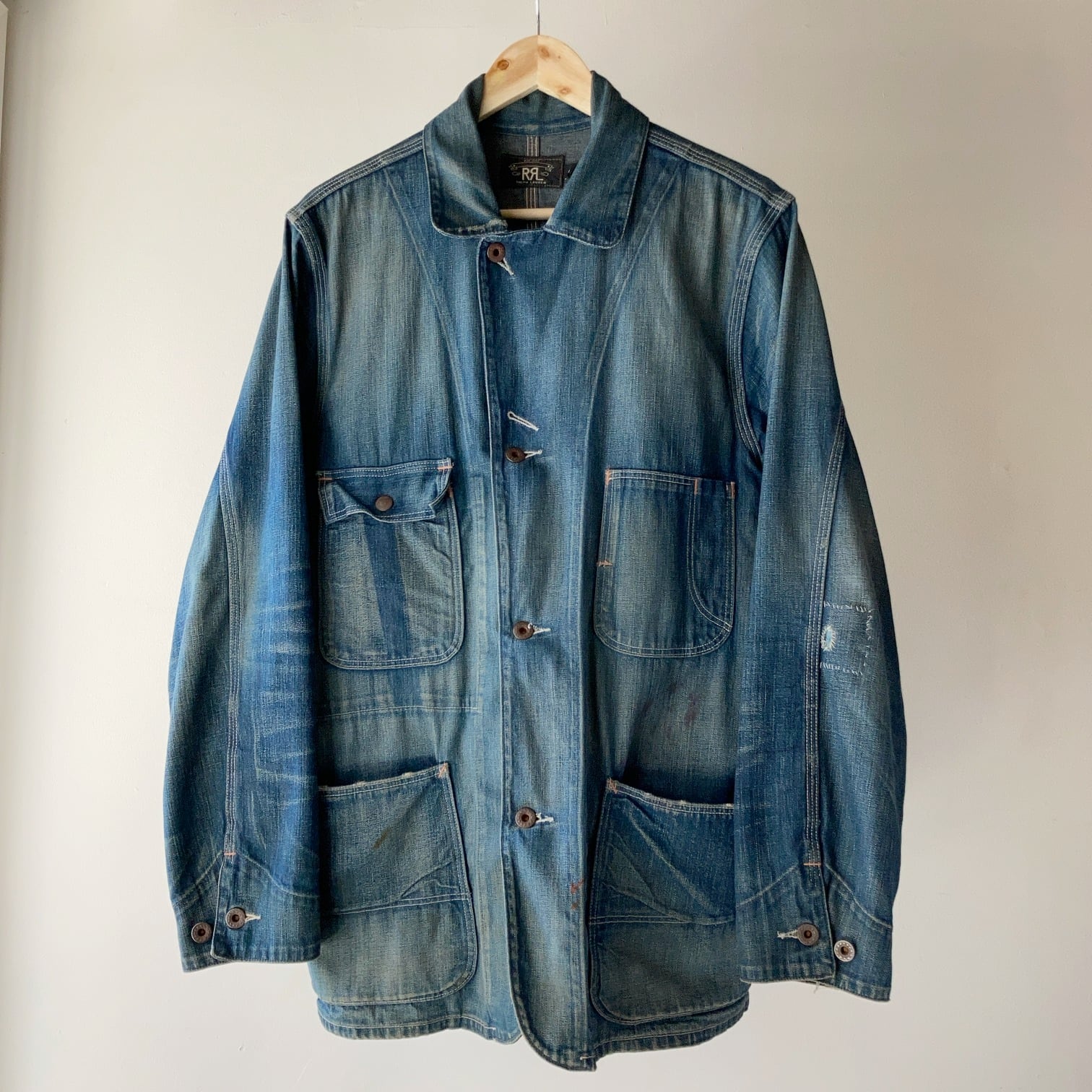 RRL デニムカバーオールジャケット Ralph Lauren【TA040901SA