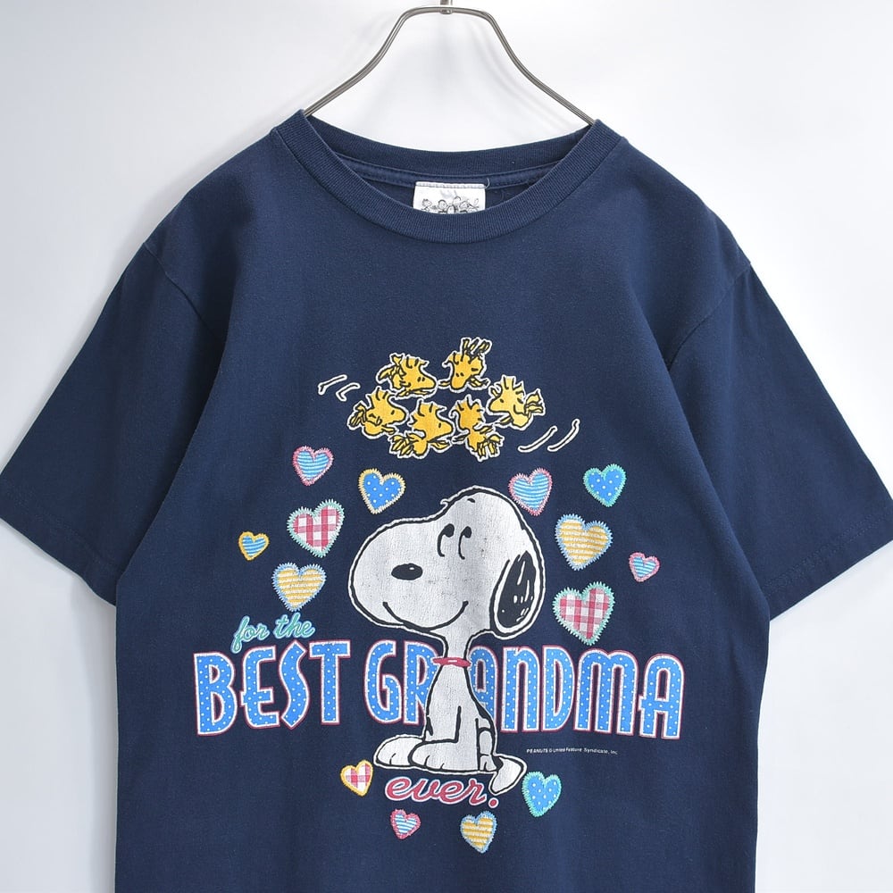 90s PEANUTS ピーナッツ スヌーピー ウッドストック 発泡プリント