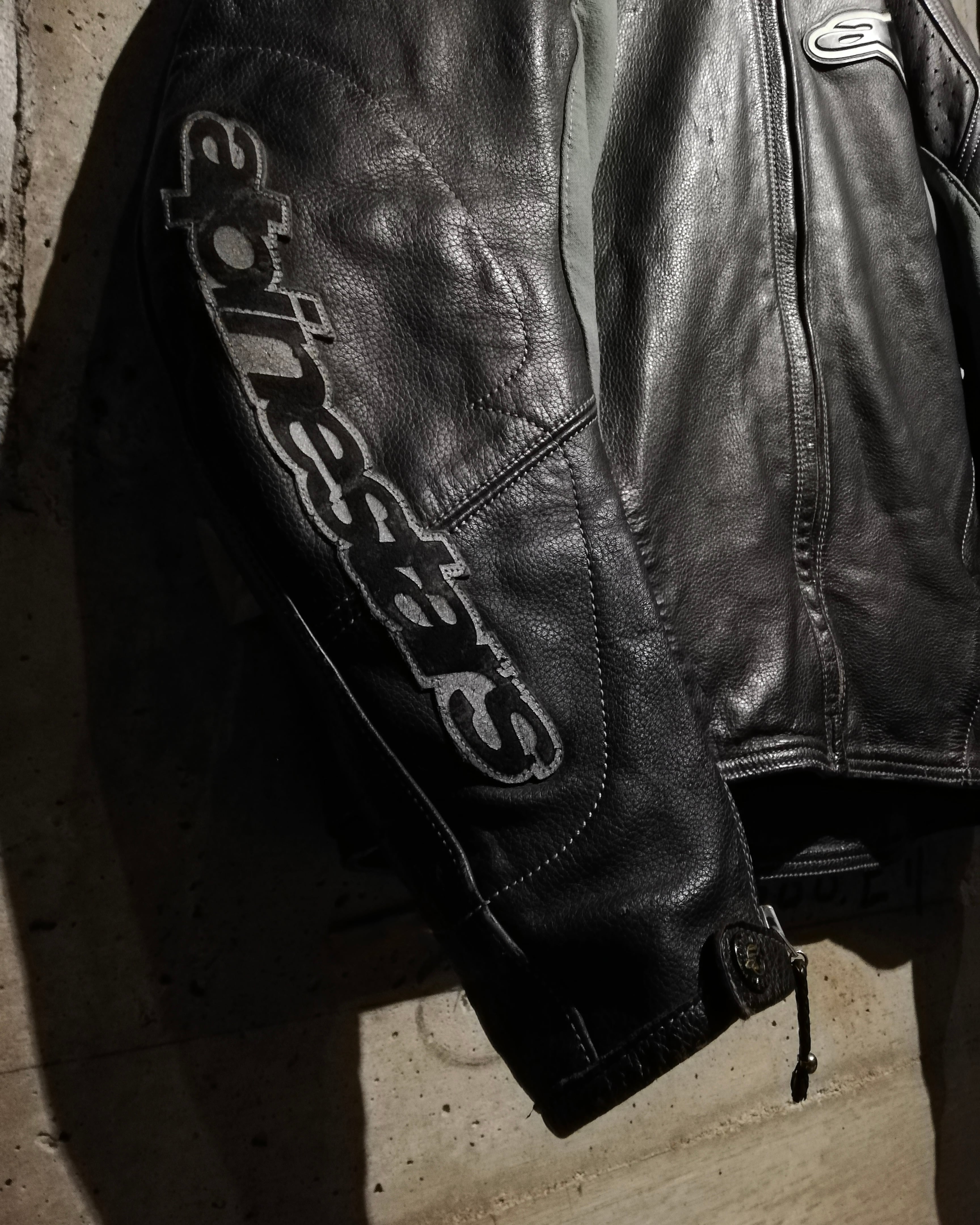 Caka】“Alpinestars” Various Gimmick Racing Leather Jacket | Caka