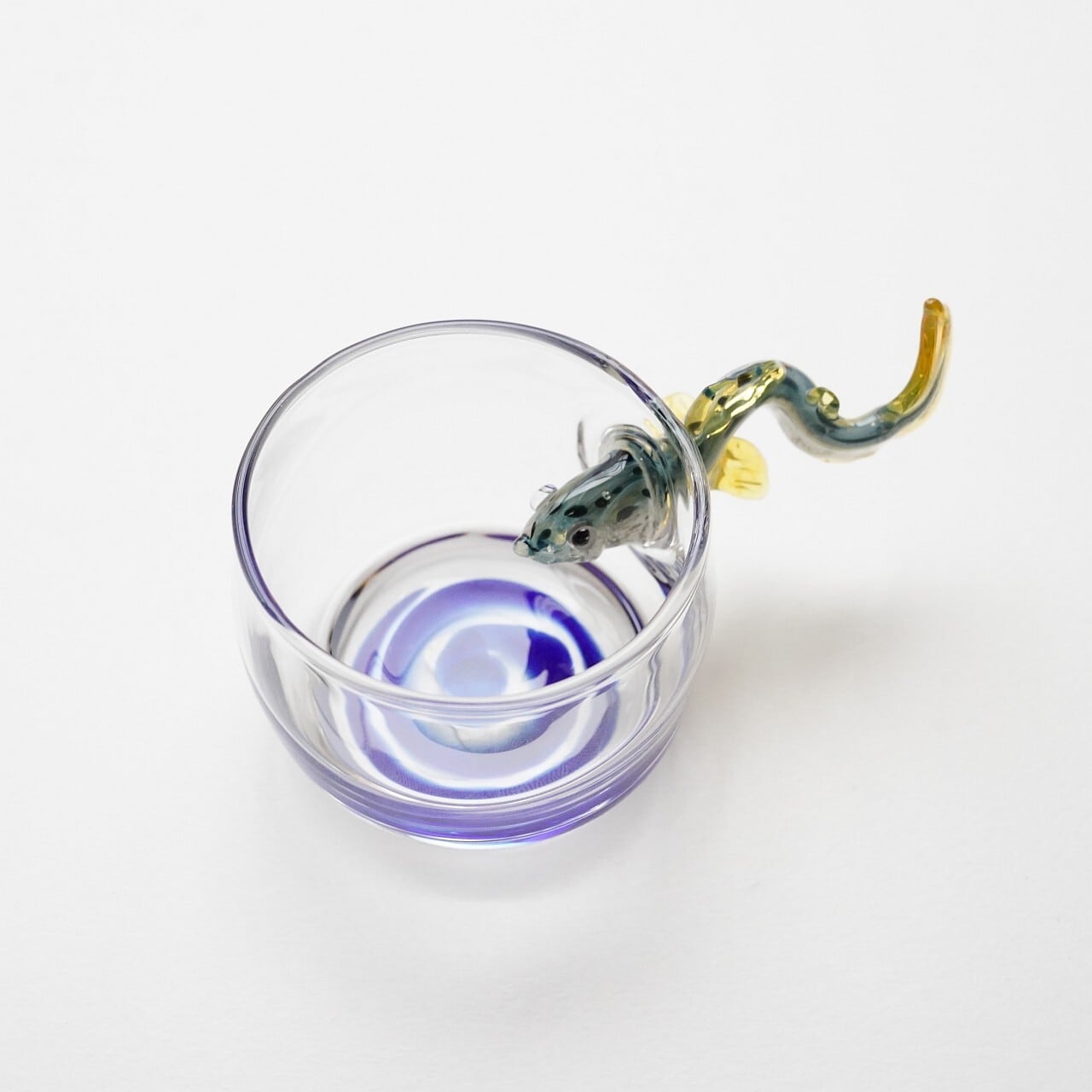 竹川久仁子】耐熱ガラス びわますぐい吞み T-20-B | ろにせら