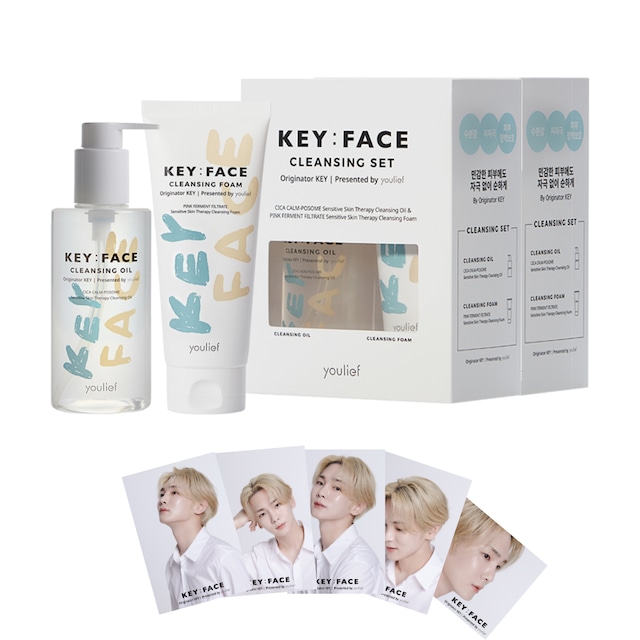 第3弾！KEY:FACE CLEANSING SET Double-  KEY: FACE クレンジングセット2箱セット＋KEY:FACEポストカードセット