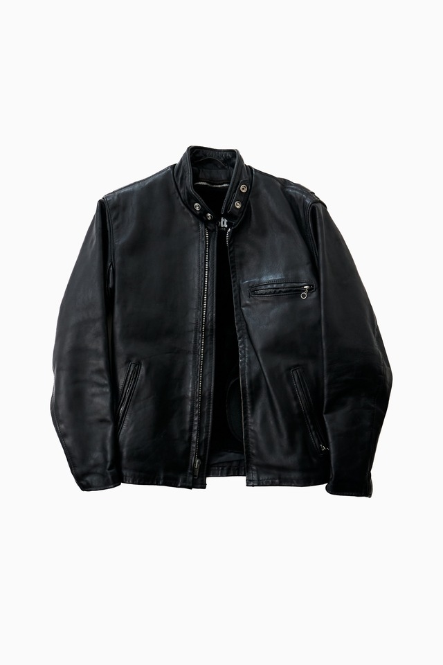 90s USA製 Schott 641 CLASSIC STEERHIDE CAFE RACER MOTORCYCLE JACKET