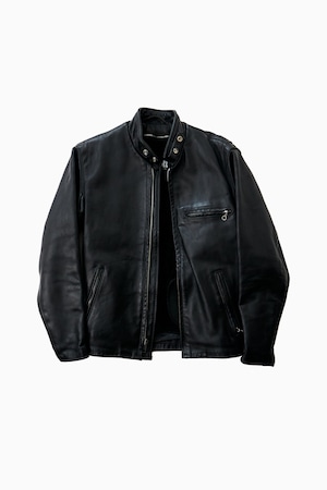 90s USA製 Schott 641 CLASSIC STEERHIDE CAFE RACER MOTORCYCLE JACKET