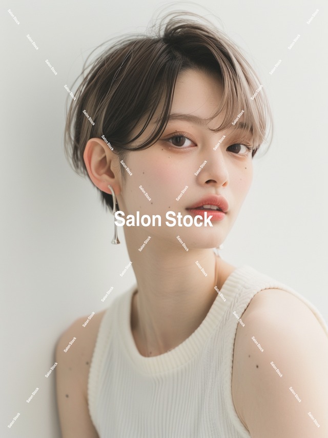 【レディース】ダブルカラーショート