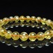 シトリン ブレスレット 虹入り 8mm シトリンクォーツ ブレス メール便可 一点物 111-50405