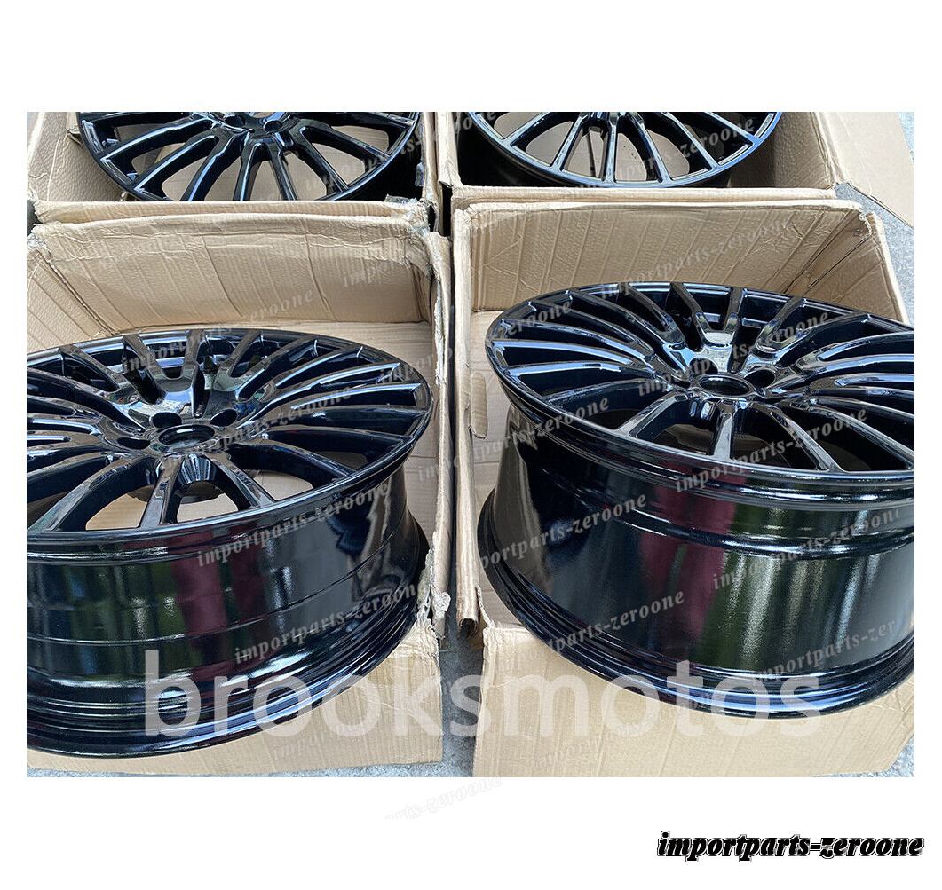 21インチ グロスブラックホイール BMW X5 G05 X6 G06 21x9.5/10.5