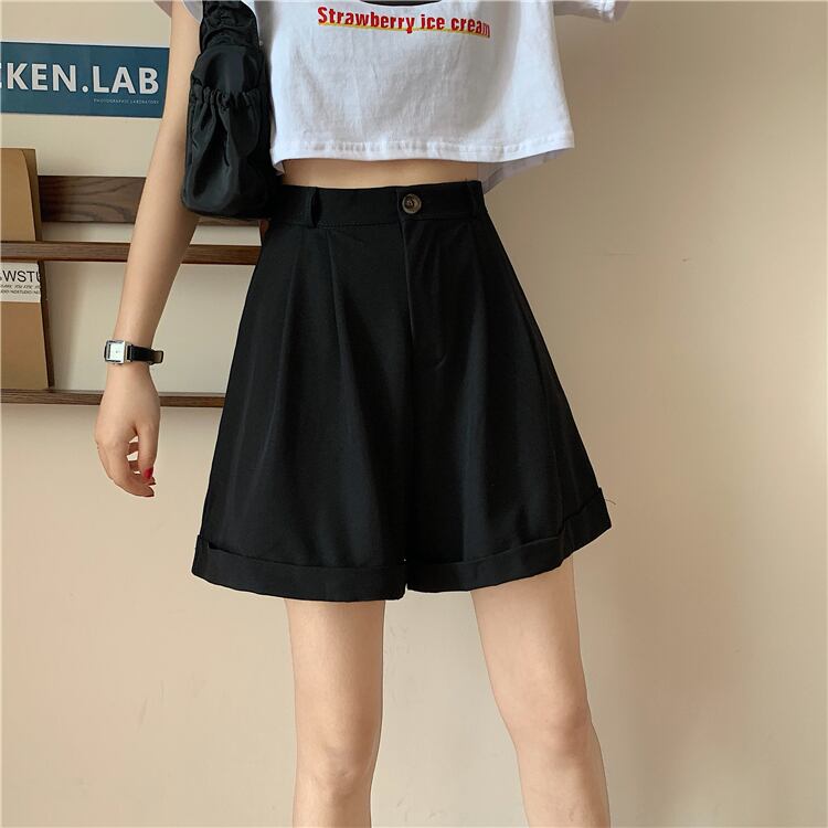 送料無料 着回し抜群 双子コーデに ベルト付 シンプル ショートパンツ カジュアルコーデ ボトムス Lamitte Deco トレンド 韓国ファッション ショップ Base店